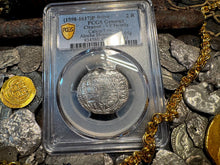 Load image into Gallery viewer, BOLIVIA ATOCHA 2 REALES 1622 SHIPWRECK PCGS PIRATE SILVER COINS 1598-1617