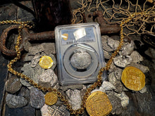 Load image into Gallery viewer, BOLIVIA ATOCHA 2 REALES 1622 SHIPWRECK PCGS PIRATE SILVER COINS 1598-1617