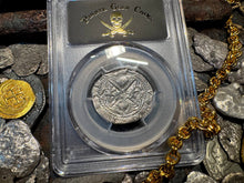 Load image into Gallery viewer, BOLIVIA ATOCHA 2 REALES 1622 SHIPWRECK PCGS PIRATE SILVER COINS 1598-1617