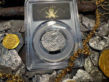 Load image into Gallery viewer, BOLIVIA ATOCHA 2 REALES 1622 SHIPWRECK PCGS PIRATE SILVER COINS 1598-1617