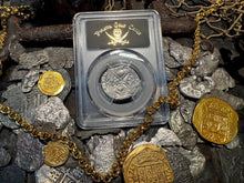 Load image into Gallery viewer, BOLIVIA ATOCHA 2 REALES 1622 SHIPWRECK PCGS PIRATE SILVER COINS 1598-1617