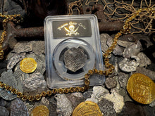 Load image into Gallery viewer, ATOCHA 2 REALES BOLIVIA 1622 SHIPWRECK PCGS 20 PIRATE SILVER COINS 1603-20