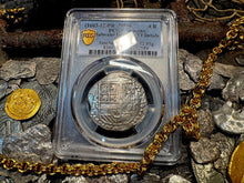 Load image into Gallery viewer, ATOCHA 4 REALES BOLIVIA 1622 SHIPWRECK PCGS PIRATE SILVER COINS 1603-12