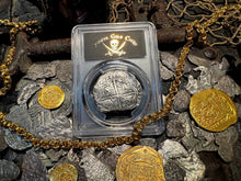 Load image into Gallery viewer, BOLIVIA ATOCHA 8 REALES 1622 SHIPWRECK PCGS PIRATE SILVER COINS 1617-21