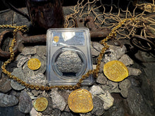 Load image into Gallery viewer, BOLIVIA ATOCHA 8 REALES 1622 SHIPWRECK PCGS PIRATE SILVER COINS 1617-21