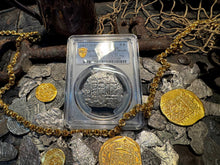 Load image into Gallery viewer, BOLIVIA ATOCHA 8 REALES 1622 SHIPWRECK PCGS PIRATE SILVER COINS 1617-21