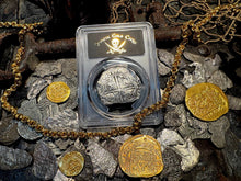 Load image into Gallery viewer, BOLIVIA ATOCHA 8 REALES 1622 SHIPWRECK PCGS PIRATE SILVER COINS 1617-21