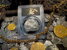 Load image into Gallery viewer, BOLIVIA ATOCHA 8 REALES 1622 SHIPWRECK PCGS PIRATE SILVER COINS 1617-21