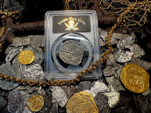 Load image into Gallery viewer, ATOCHA 4 REALES BOLIVIA 1622 SHIPWRECK PCGS PIRATE SILVER COINS 1618-20