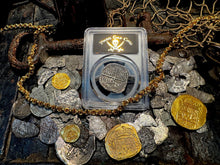 Load image into Gallery viewer, ATOCHA 4 REALES BOLIVIA 1622 SHIPWRECK PCGS PIRATE SILVER COINS 1618-20