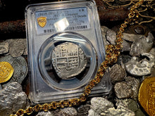 Load image into Gallery viewer, ATOCHA 4 REALES BOLIVIA 1622 SHIPWRECK PCGS PIRATE SILVER COINS 1618-20