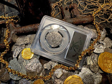 Load image into Gallery viewer, BOLIVIA 2 REALES ATOCHA DATED 1618 FISHER COA &amp; FLIP PIRATE SILVER COINS PCGS 20