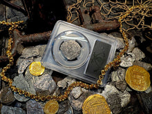 Load image into Gallery viewer, BOLIVIA 2 REALES ATOCHA DATED 1618 FISHER COA &amp; FLIP PIRATE SILVER COINS PCGS 20