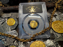 Load image into Gallery viewer, COLOMBIA 2 ESCUDOS 1701-14 PCGS 55 PIRATE GOLD COINS TREASURE DOUBLOON