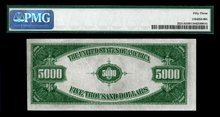 Load image into Gallery viewer, FR 2221K FR 2231K $5,000 &amp; $10,000 MATCHING PAIRS TWO DIGIT SERIAL #32 #42 PMG