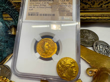 Load image into Gallery viewer, ROMAN IMPERATORIAL &quot;JULIUS CAESAR&quot; 44BC AUREUS NGC CH VF ANCIENT COINS AUGUSTUS