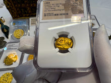 Load image into Gallery viewer, LYDIA STATER HEAVY WEIGHT WORLD 1ST GOLD COINAGE CROESUS 561BC NGC XF 5x4 LION