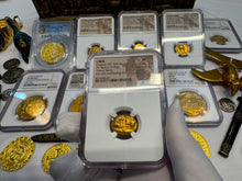 Load image into Gallery viewer, LYDIA STATER HEAVY WEIGHT WORLD 1ST GOLD COINAGE CROESUS 561BC NGC XF 5x4 LION