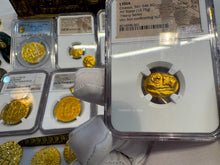 Load image into Gallery viewer, LYDIA STATER HEAVY WEIGHT WORLD 1ST GOLD COINAGE CROESUS 561BC NGC XF 5x4 LION