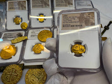 Load image into Gallery viewer, LYDIA STATER HEAVY WEIGHT WORLD 1ST GOLD COINAGE CROESUS 561BC NGC XF 5x4 LION