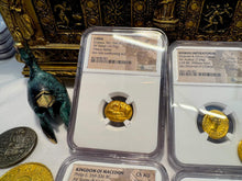 Load image into Gallery viewer, LYDIA STATER HEAVY WEIGHT WORLD 1ST GOLD COINAGE CROESUS 561BC NGC XF 5x4 LION