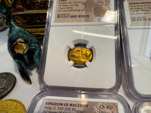 Load image into Gallery viewer, LYDIA STATER HEAVY WEIGHT WORLD 1ST GOLD COINAGE CROESUS 561BC NGC XF 5x4 LION