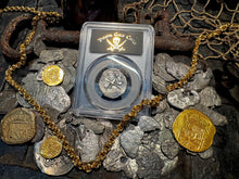 Load image into Gallery viewer, MEXICO ATOCHA MEL FISHER COA! 2 REALES 1622 SHIPWRECK PCGS PIRATE SILVER COINS