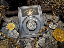 Load image into Gallery viewer, MEXICO ATOCHA MEL FISHER COA! 2 REALES 1622 SHIPWRECK PCGS PIRATE SILVER COINS