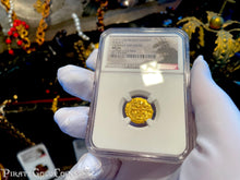 Load image into Gallery viewer, POP TOP!!! MEXICO 300th Ann. ESCUDO 1711-13 “1715 FLEET NGC 64 PIRATE GOLD COINS