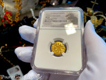 Load image into Gallery viewer, POP TOP!!! MEXICO 300th Ann. ESCUDO 1711-13 “1715 FLEET NGC 64 PIRATE GOLD COINS