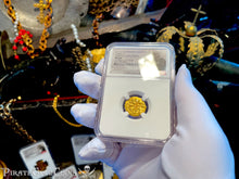 Load image into Gallery viewer, POP TOP!!! MEXICO 300th Ann. ESCUDO 1711-13 “1715 FLEET NGC 64 PIRATE GOLD COINS