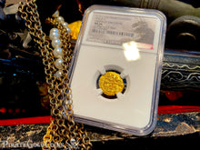 Load image into Gallery viewer, POP TOP!!! MEXICO 300th Ann. ESCUDO 1711-13 “1715 FLEET NGC 64 PIRATE GOLD COINS