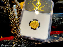 Load image into Gallery viewer, POP TOP!!! MEXICO 300th Ann. ESCUDO 1711-13 “1715 FLEET NGC 64 PIRATE GOLD COINS