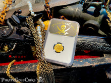 Load image into Gallery viewer, POP TOP!!! MEXICO 300th Ann. ESCUDO 1711-13 “1715 FLEET NGC 64 PIRATE GOLD COINS