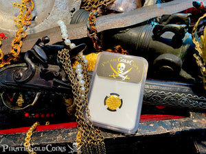 POP TOP!!! MEXICO 300th Ann. ESCUDO 1711-13 “1715 FLEET NGC 64 PIRATE GOLD COINS