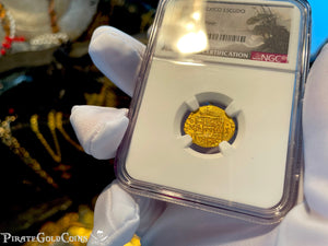 MEXICO 1 ESCUDO 1714 DATED ESCUDO 1715 FLEET SHIPWRECK NGC 65