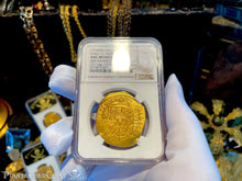 Load image into Gallery viewer, MEXICO 1714 8 ESCUDOS &quot;1715 FLEET SHIPWRECK&quot; NGC UNC PIRATE GOLD COINS TREASURE