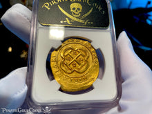 Load image into Gallery viewer, MEXICO 1714 8 ESCUDOS &quot;1715 FLEET SHIPWRECK&quot; NGC UNC PIRATE GOLD COINS TREASURE