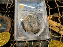 Load image into Gallery viewer, MEXICO 8 REALES 1714 &quot;1715 FLEET SHIPWRECK&quot; PCGS F