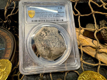 Load image into Gallery viewer, MEXICO 8 REALES 1714 &quot;1715 FLEET SHIPWRECK&quot; PCGS F