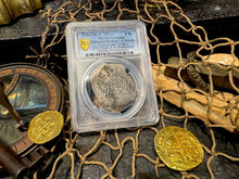 Load image into Gallery viewer, MEXICO 8 REALES 1714 &quot;1715 FLEET SHIPWRECK&quot; PCGS F