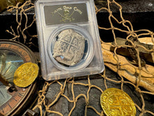 Load image into Gallery viewer, MEXICO 8 REALES 1714 &quot;1715 FLEET SHIPWRECK&quot; PCGS F