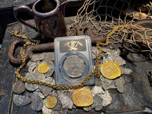 Load image into Gallery viewer, PERU 4 REALES ATOCHA LIMA MEL FISHER COA 1622 SHIPWRECK PCGS PIRATE SILVER COINS