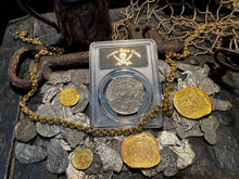 Load image into Gallery viewer, PERU 4 REALES ATOCHA LIMA MEL FISHER COA 1622 SHIPWRECK PCGS PIRATE SILVER COINS