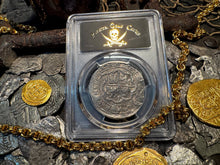 Load image into Gallery viewer, PERU 4 REALES ATOCHA LIMA MEL FISHER COA 1622 SHIPWRECK PCGS PIRATE SILVER COINS