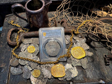 Load image into Gallery viewer, PERU 4 REALES ATOCHA LIMA MEL FISHER COA 1622 SHIPWRECK PCGS PIRATE SILVER COINS