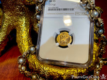 Load image into Gallery viewer, PERU 1701 1 ESCUDO ONLY 1 KNOWN! &quot;1715 FLEET SHIPWRECK&quot; NGC 55