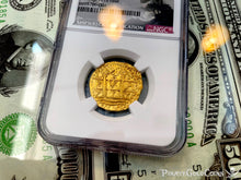 Load image into Gallery viewer, FINEST OF 2 KN. PERU 4 ESCUDOS 1711 1715 FLEET SHIPWRECK NGC 64