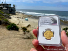 Load image into Gallery viewer, FINEST OF 2 KN. PERU 4 ESCUDOS 1711 1715 FLEET SHIPWRECK NGC 64