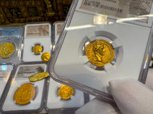 Load image into Gallery viewer, ROMAN EMPIRE &quot;AUGUSTUS&quot; 27BC AUREUS NGC CH VF 5X2 ANCIENT GOLD COINS CAESAR